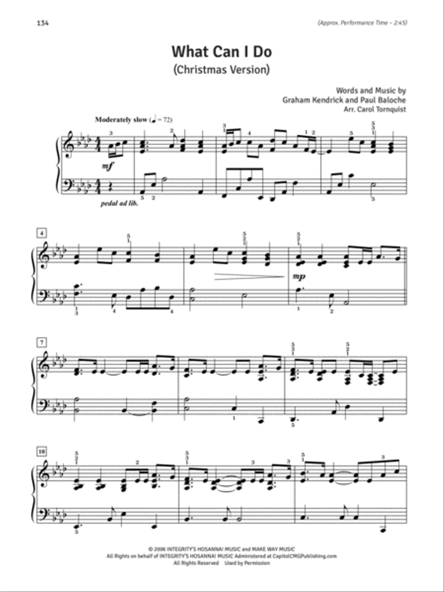 The Professional Pianist -- Praise Solos for Christmas Piano Solo scores gallery preview page 7