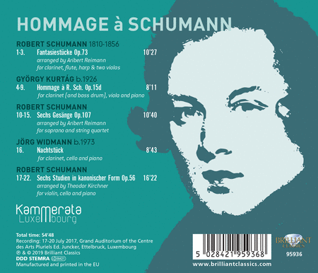 Kammerata Luxembourg: Hommage a Schumann
