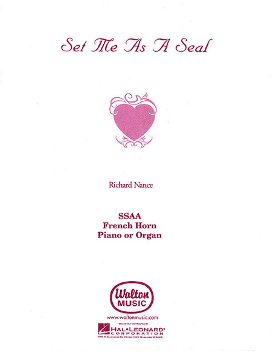 Set Me As a Seal (SSAA) SSAA scores gallery preview page 1