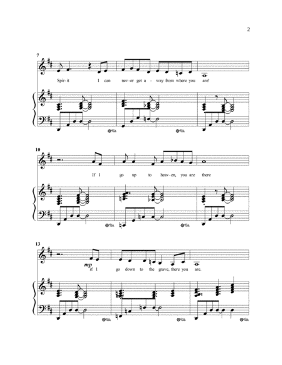 Wherever I Am (God is There) Voice scores gallery preview page 3