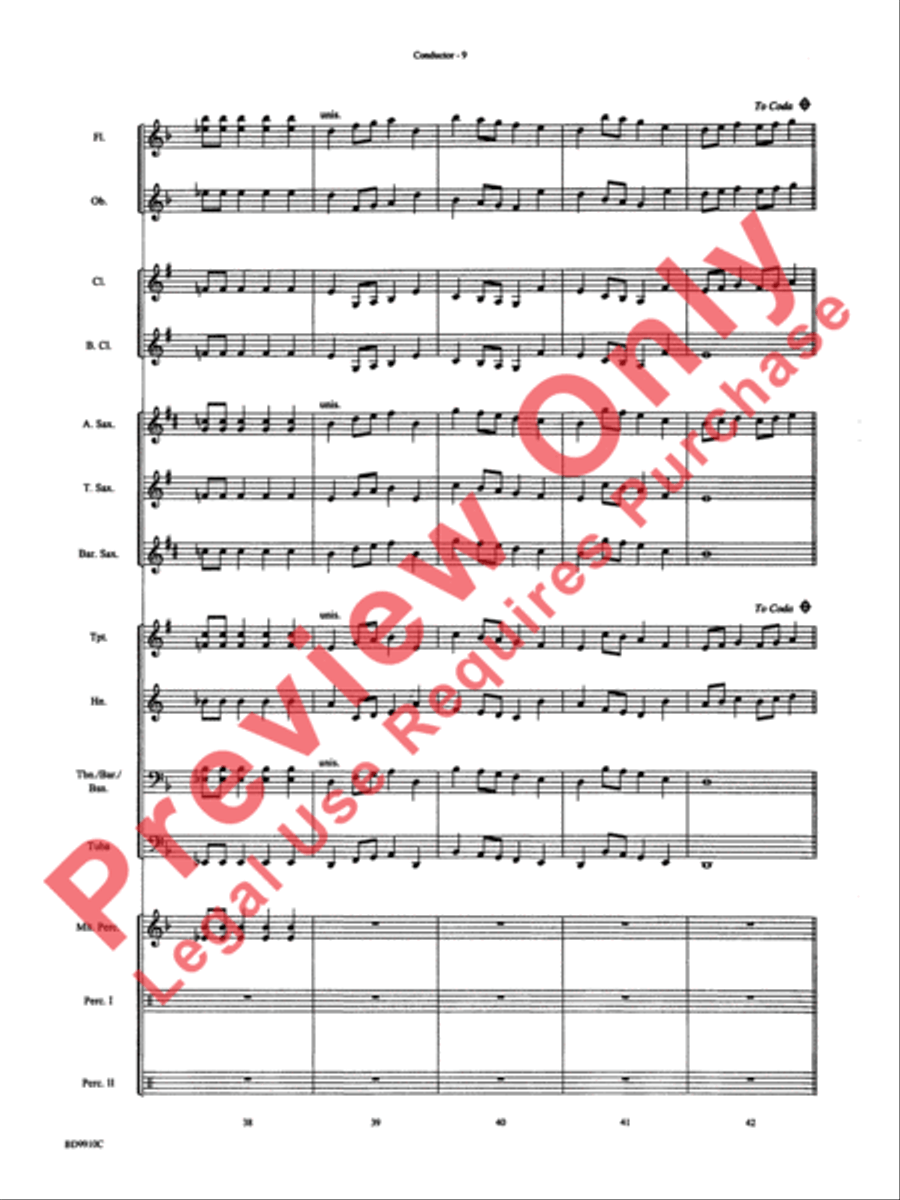 Voodoo Dance Concert Band scores gallery preview page 12