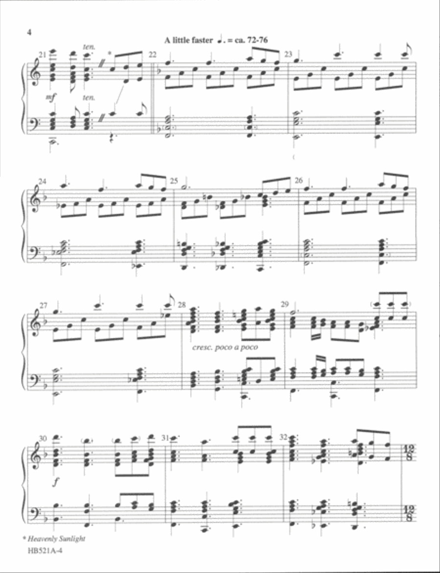 I Must Tell Jesus - Page - handbell part Handbell Choir scores gallery preview page 4