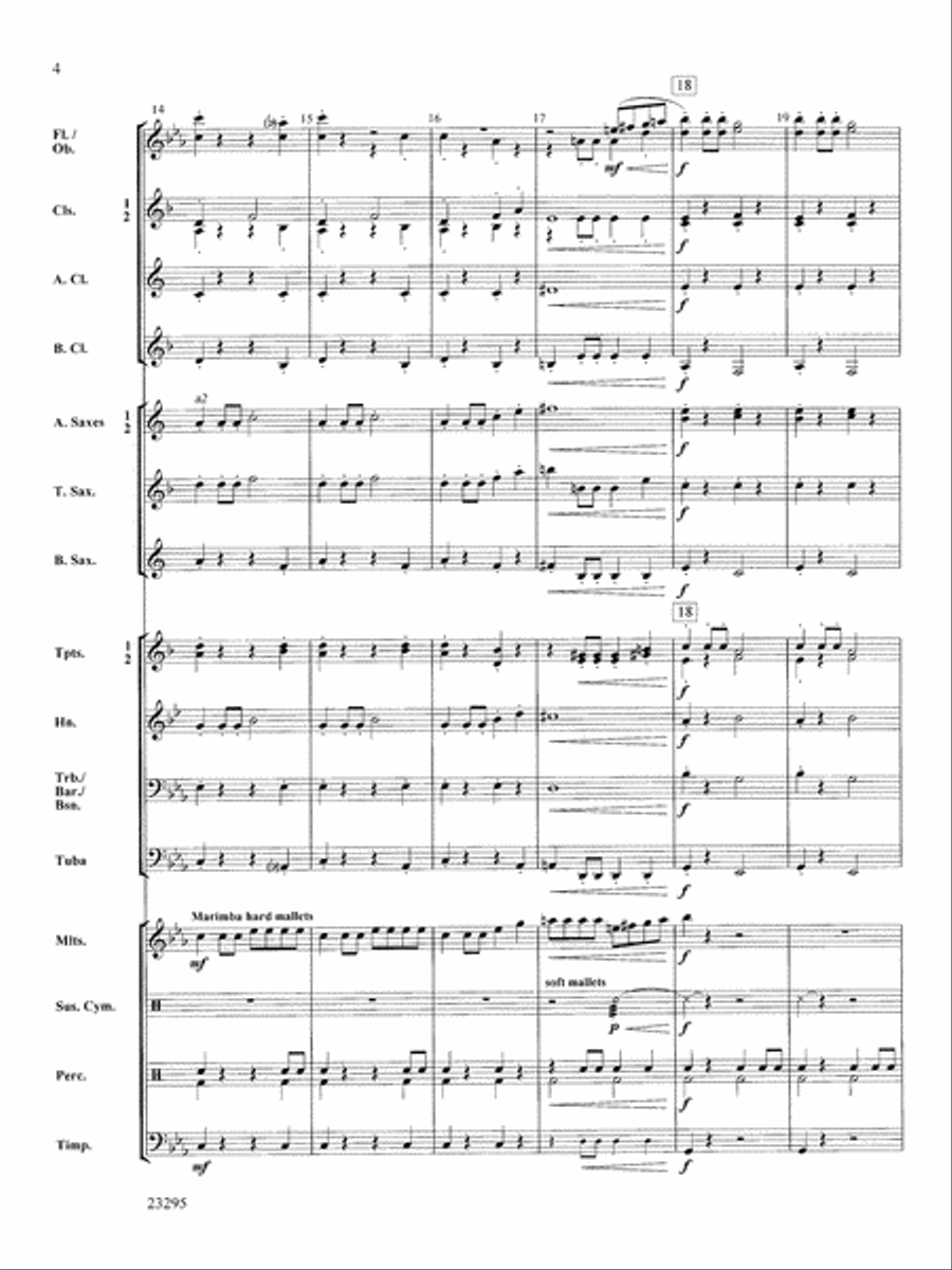 Stormchasers: Score Stormchasers: Score Concert Band scores gallery preview page 4
