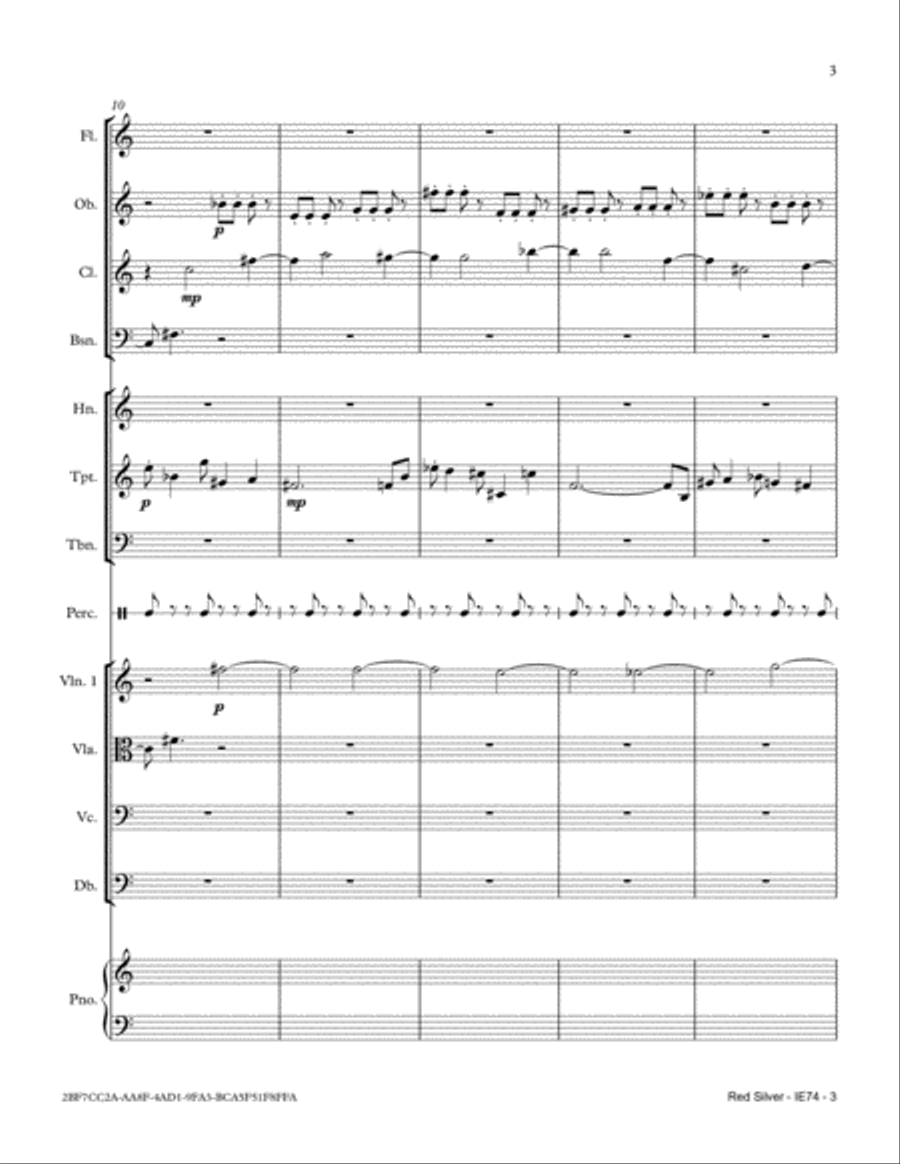 Red Silver Full Orchestra scores gallery preview page 3