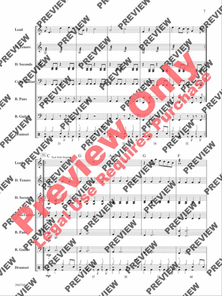 I'm Yours Steel Drum Band scores gallery preview page 8