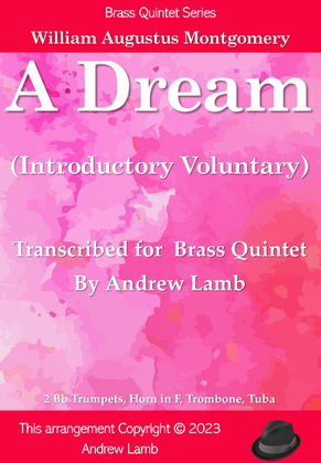 Book cover for William Montgomery | A Dream (for Brass Quintet)