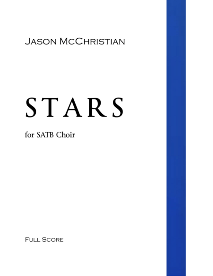 Stars - for SATB Choir 4-Part scores gallery preview page 1
