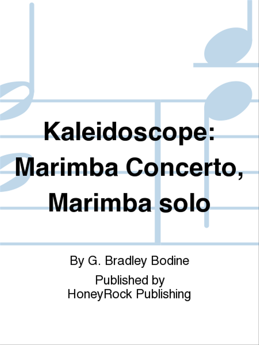 Kaleidoscope: Marimba Concerto, Marimba solo Orchestra scores gallery preview page 1