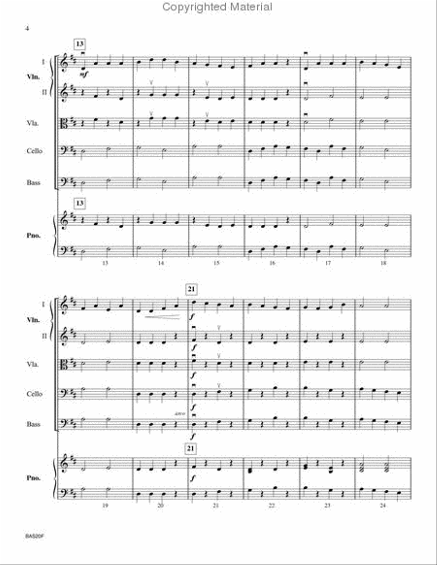 Country Cookin' Country Cookin' String Orchestra scores gallery preview page 3