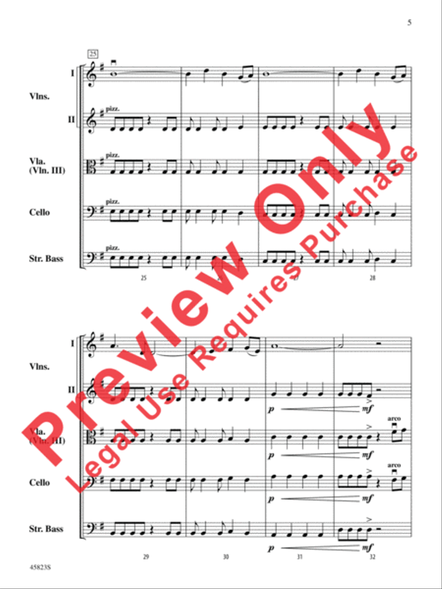 Dayspring String Orchestra scores gallery preview page 5