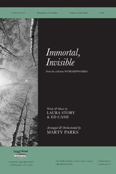Immortal Invisible - CD ChoralTrax