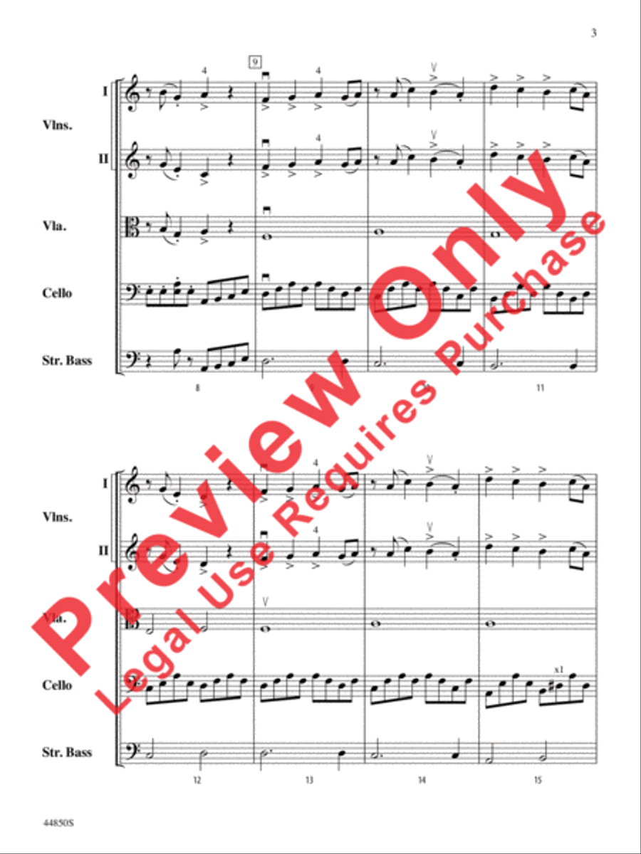 Lost Horizon String Orchestra scores gallery preview page 16