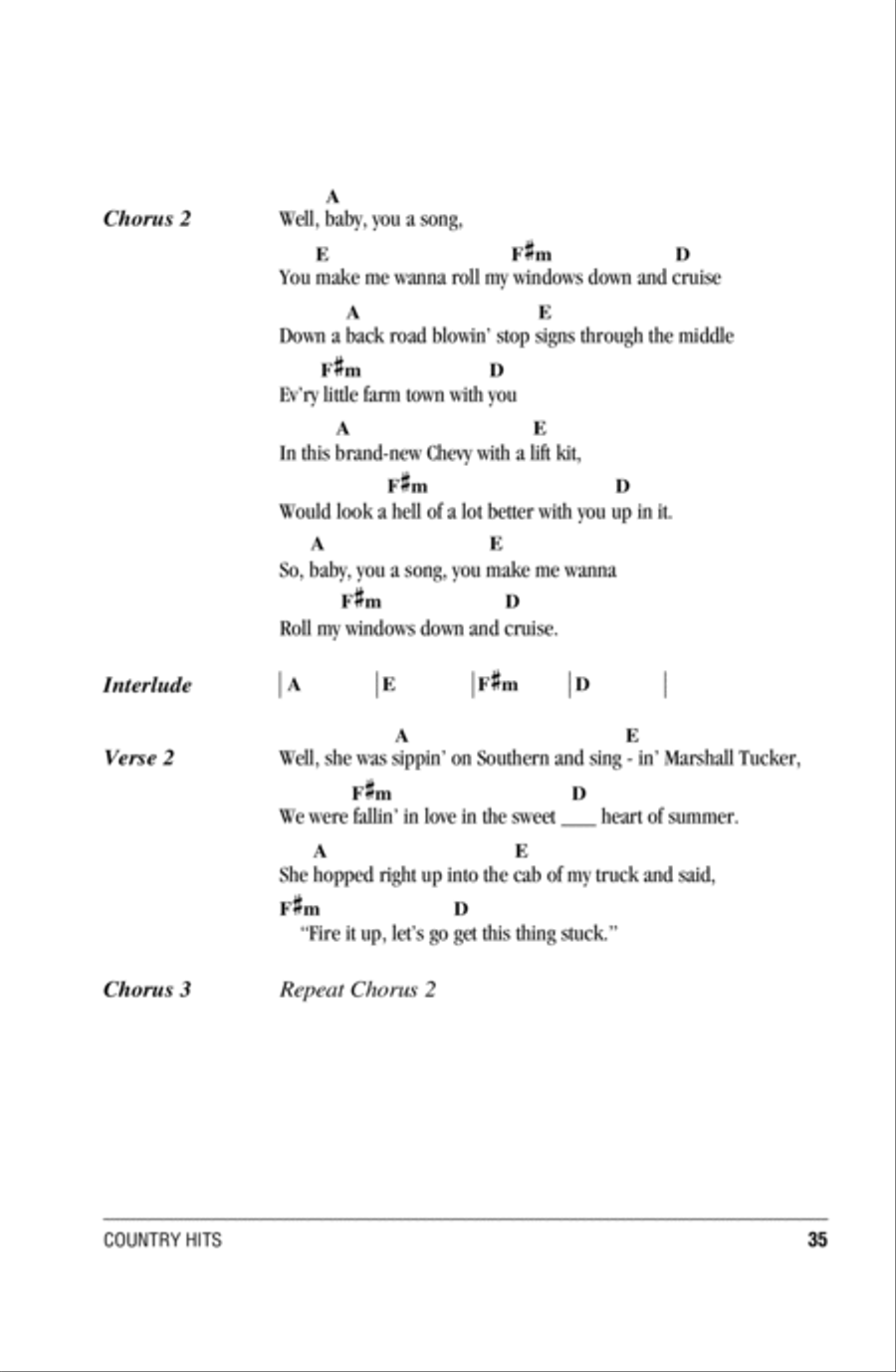 Cruise Acoustic Guitar scores gallery preview page 2