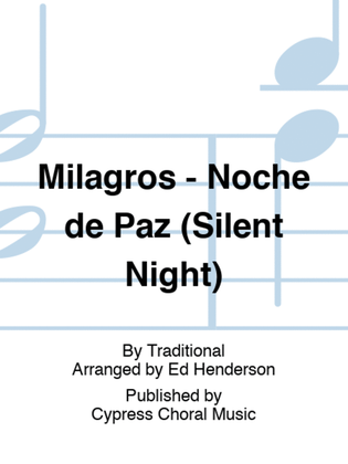 Book cover for Milagros - Noche de Paz (Silent Night)