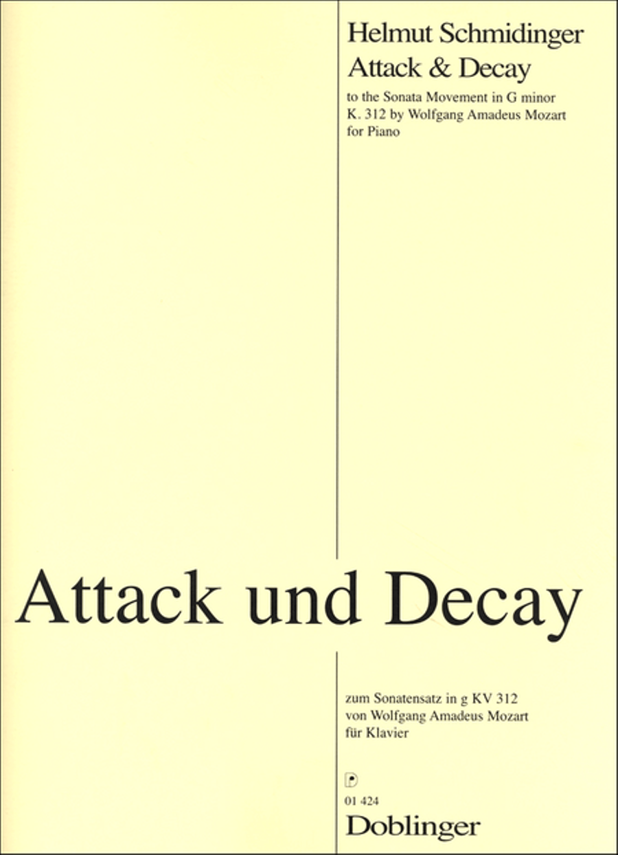 Attack und Decay Attack und Decay Piano Solo scores gallery preview page 1
