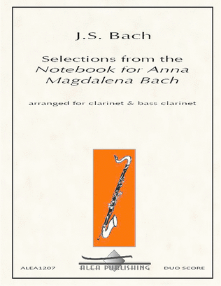 Book cover for Selections from the Notebook for Anna Magdalena Bach