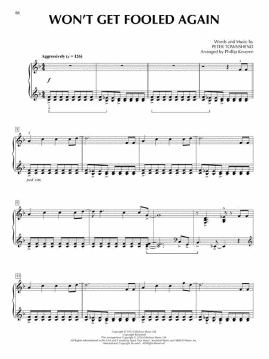 The Who for Classical Piano Piano Solo scores gallery preview page 7