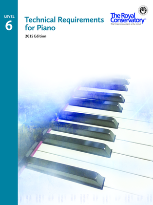 Book cover for Technical Requirements for Piano Level 6