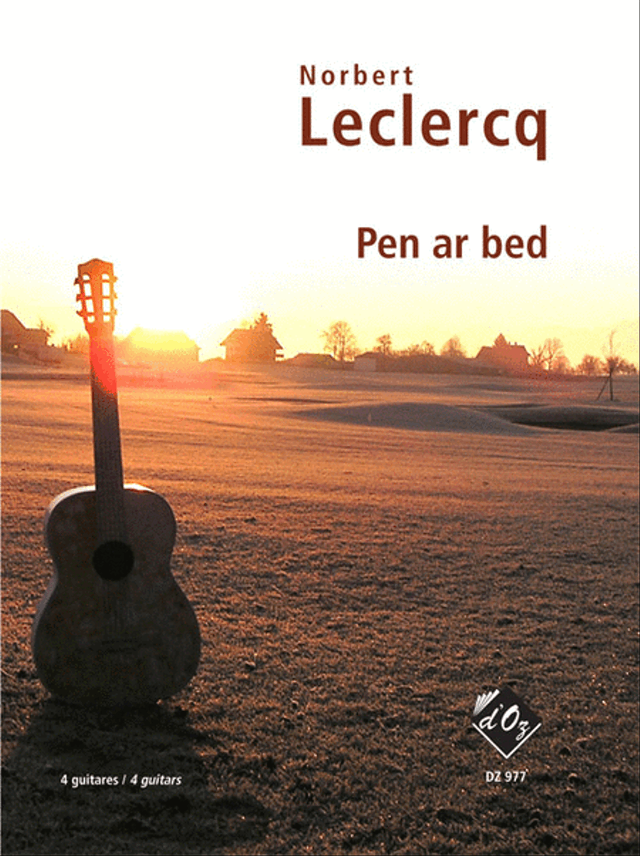 Pen ar bed Guitar Ensemble scores gallery preview page 1