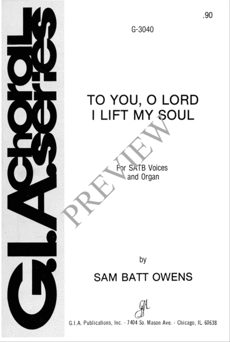 To You, O Lord, I Lift My Soul 4-Part scores gallery preview page 2