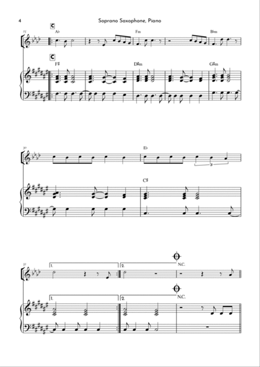 305 305 Soprano Saxophone scores gallery preview page 4