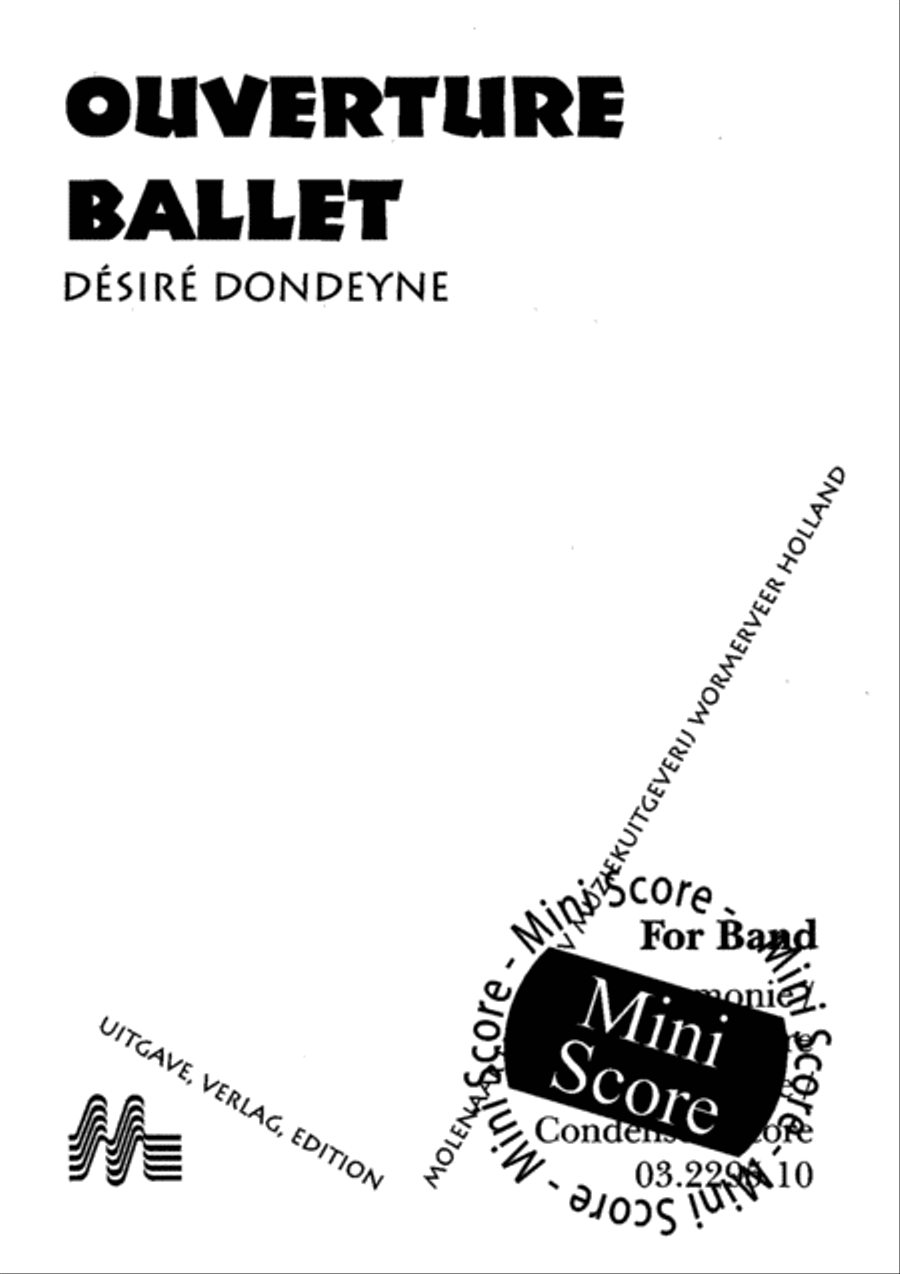 Ouverture de Ballet Fanfare Band scores gallery preview page 3