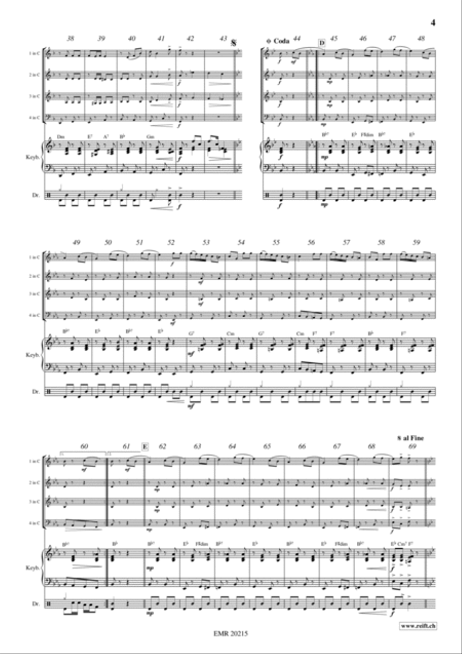 Amboss Polka Amboss Polka Woodwind Quartet scores gallery preview page 3