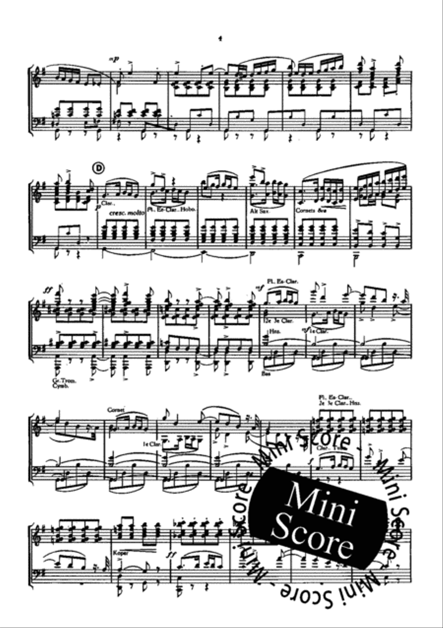 The Three Bears The Three Bears Concert Band scores gallery preview page 5