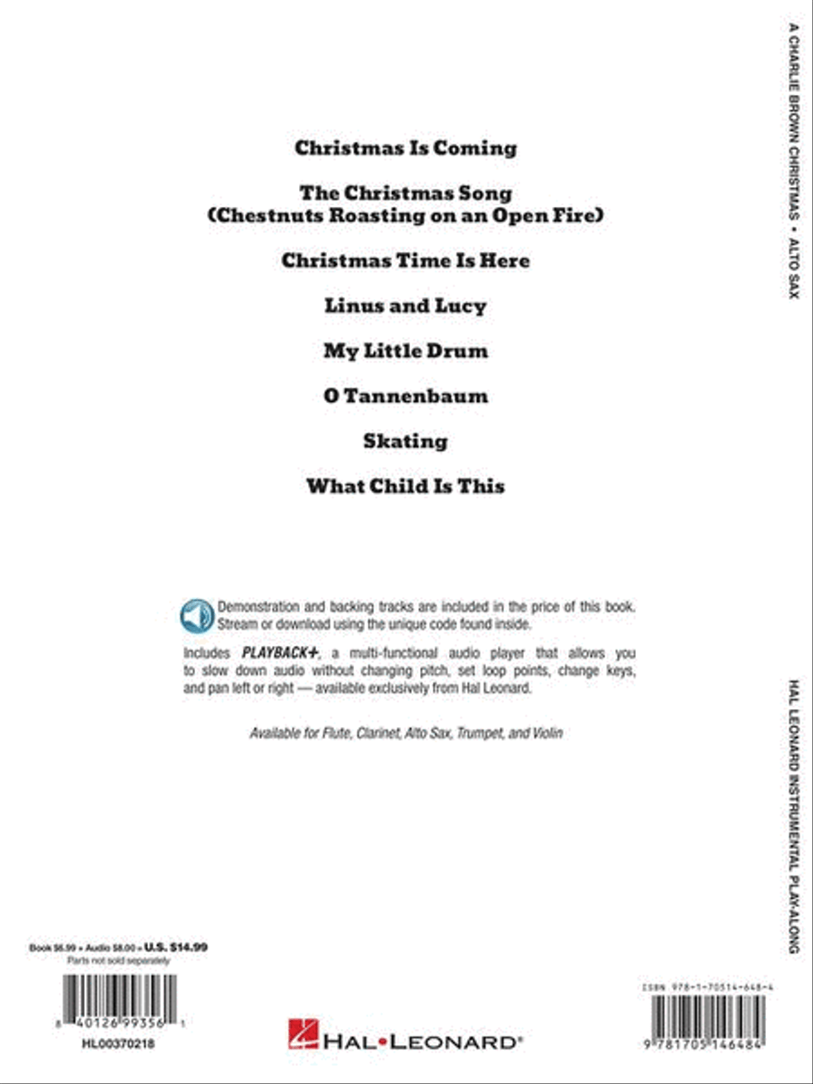 A Charlie Brown Christmas™ Alto Saxophone scores gallery preview page 6
