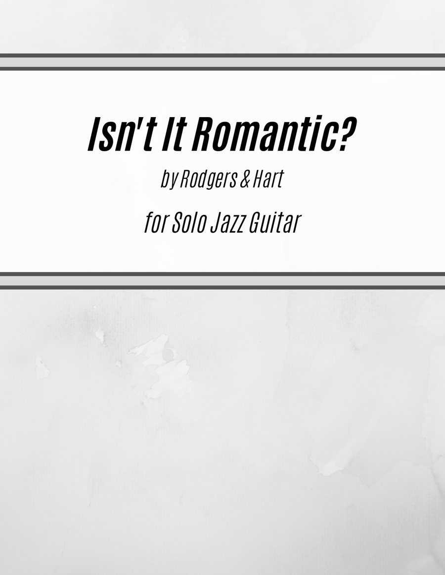 Isn't It Romantic? Classical Guitar scores gallery preview page 1
