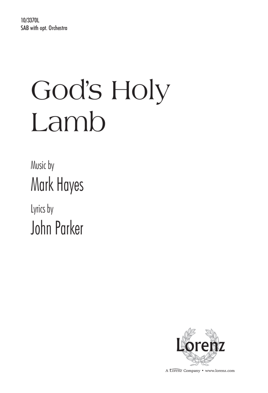God's Holy Lamb 3-Part scores gallery preview page 1