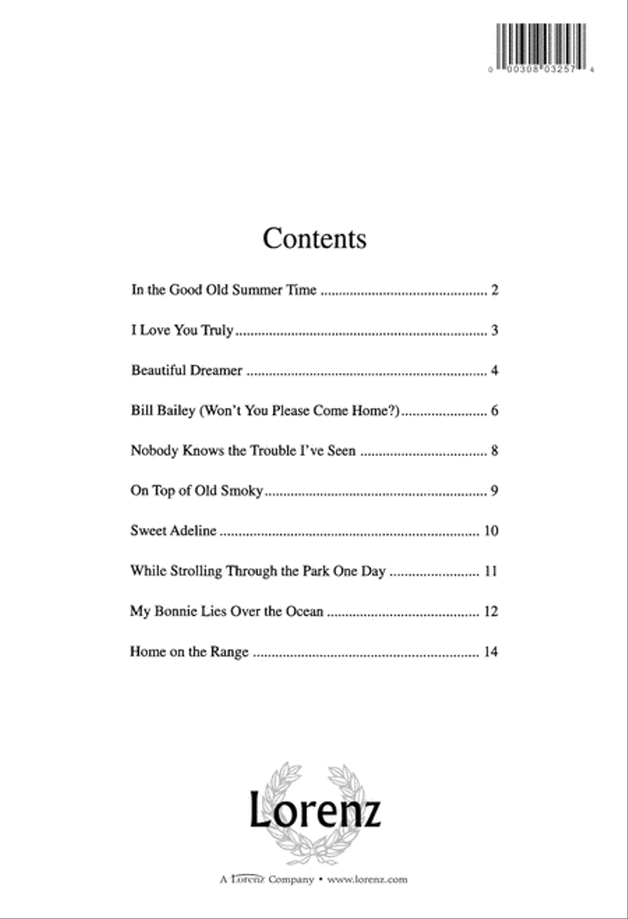Little Big Note Songbook - Secular Edition 4-Part scores gallery preview page 16