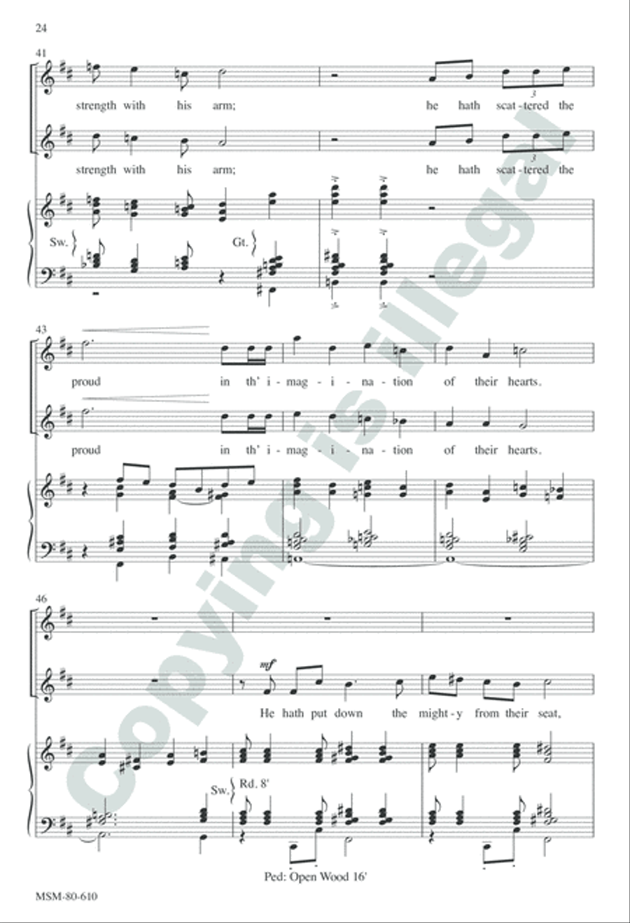 Evensong Unison Choir scores gallery preview page 23