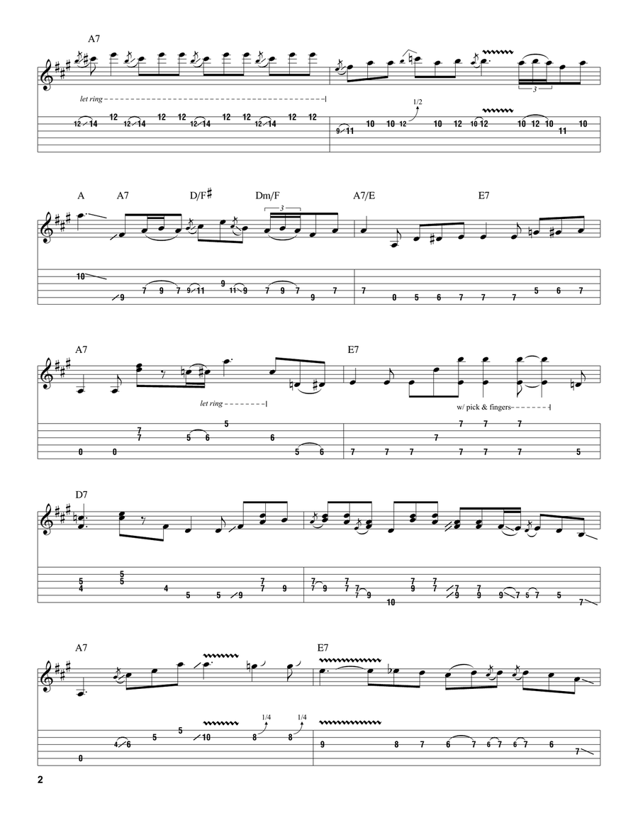 Key To The Highway Acoustic Guitar scores gallery preview page 2