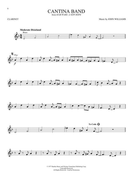 Star Wars – Instrumental Play-Along for Clarinet image number null