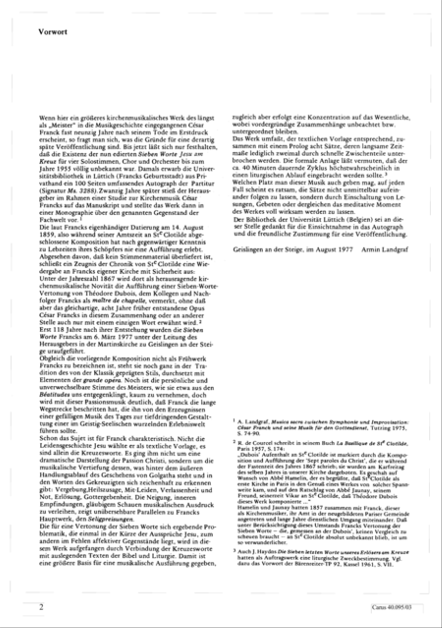 The Seven Words (Die Sieben Worte) 4-Part scores gallery preview page 3