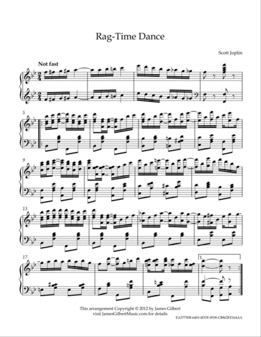 Rag-Time Dance Piano Method scores gallery preview page 2