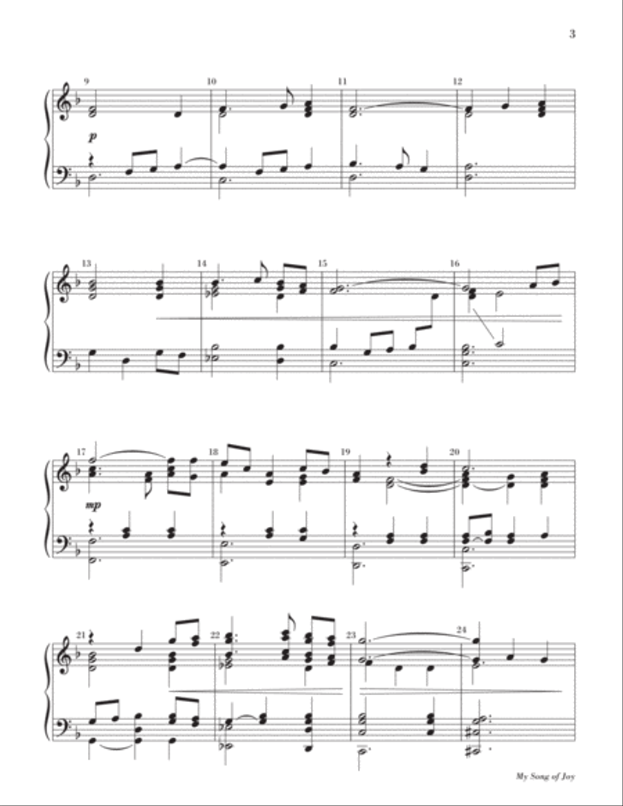 My Song of Joy (Erin's Lullaby) 5-Octaves scores gallery preview page 3