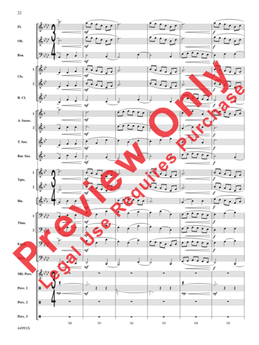 Amazonia Concert Band scores gallery preview page 23