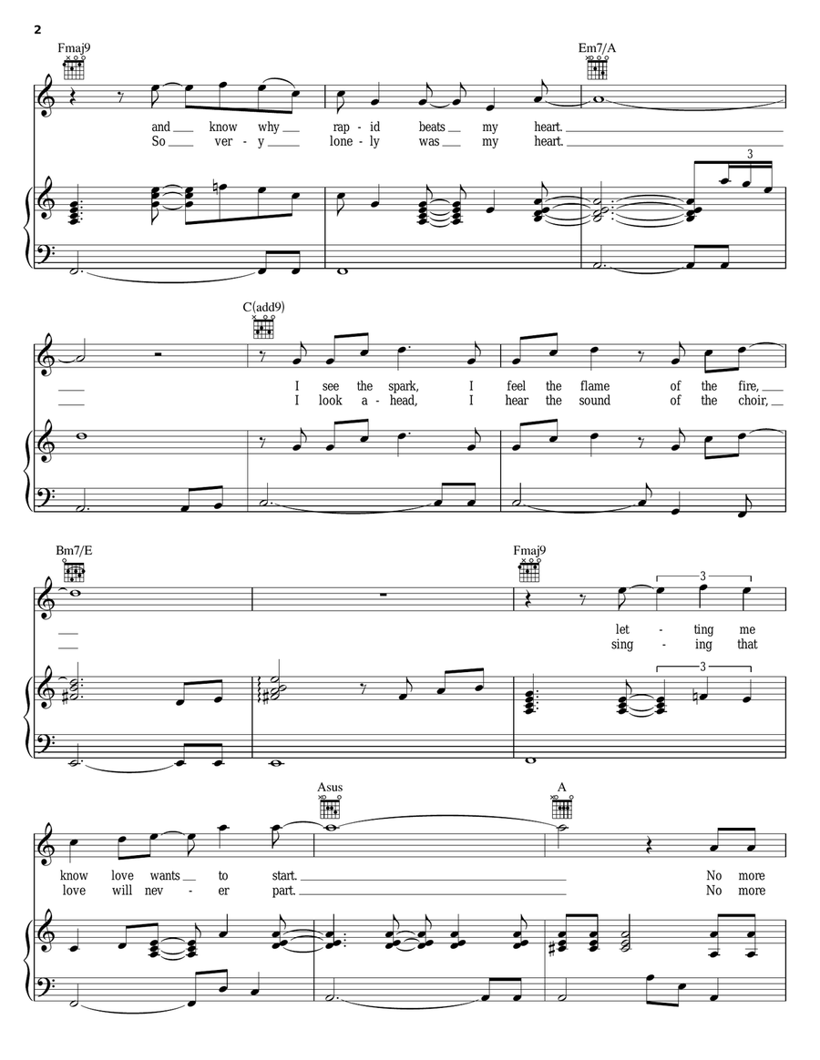 It's You Piano, Vocal, Guitar scores gallery preview page 2