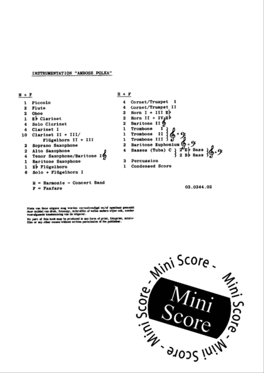 Amboss Polka Concert Band scores gallery preview page 3