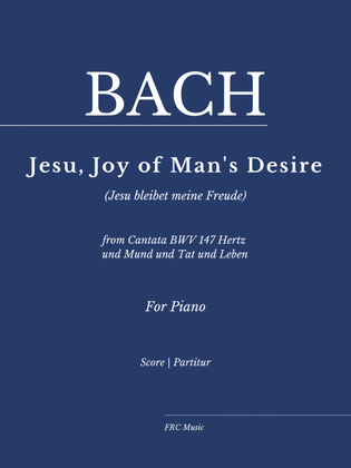 Book cover for Jesu, Joy of Man's Desire - from Cantata BWV 147 (Jesu bleibet meine Freude)