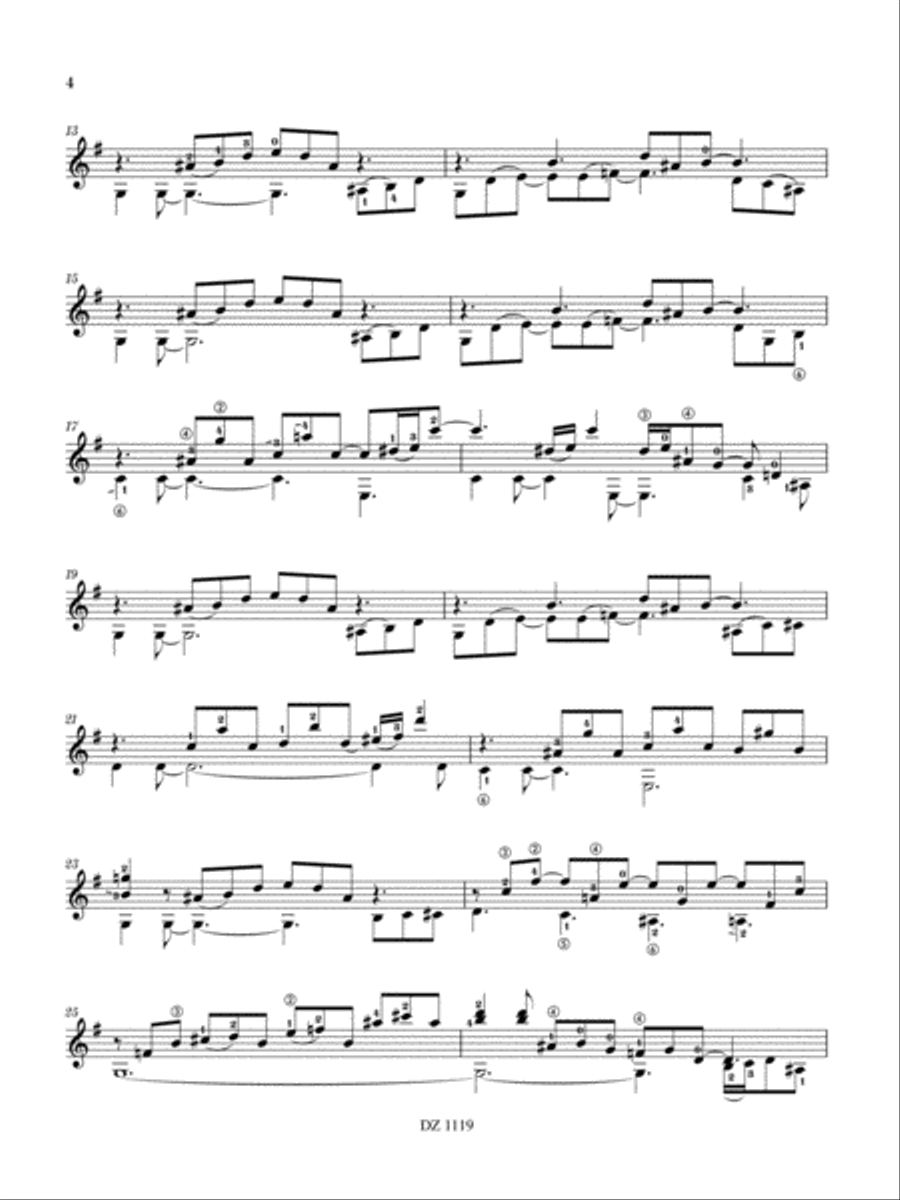 Blues Tempered Guitar Electric Guitar scores gallery preview page 4