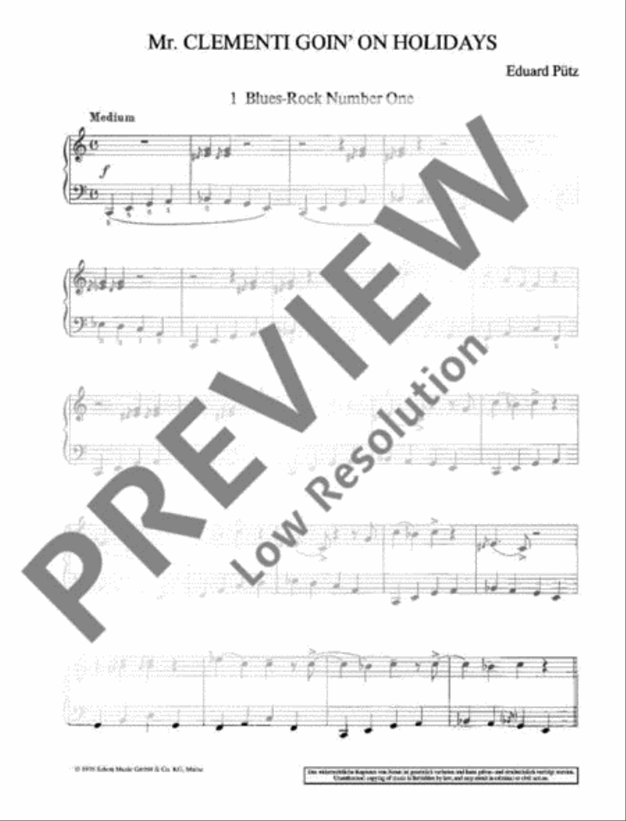 Mr. Clementi Goin' On Holidays Piano Solo scores gallery preview page 7