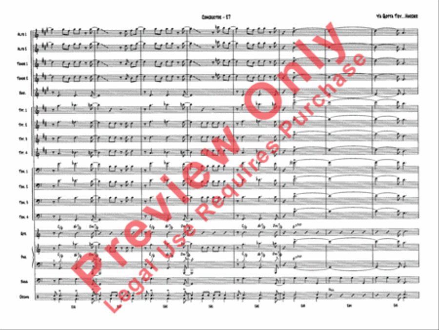 Ya Gotta Try . . . Harder Jazz Ensemble scores gallery preview page 30