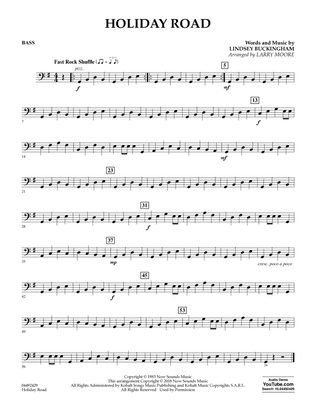 Holiday Road (from National Lampoon's Vacation) (arr. Larry Moore) - Bass