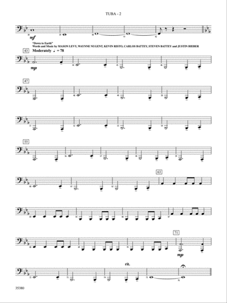 Baby!: Tuba Concert Band scores gallery preview page 2