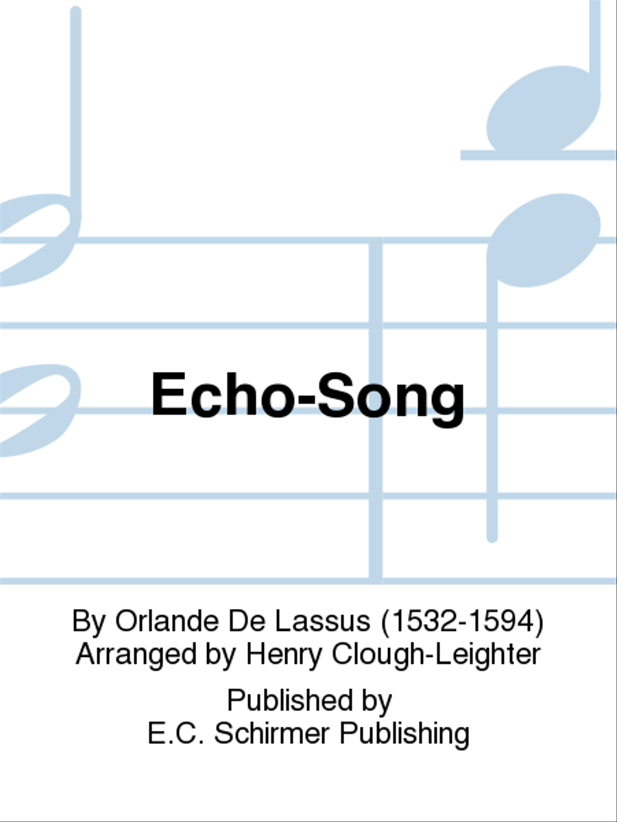 Echo-Song 4-Part scores gallery preview page 1