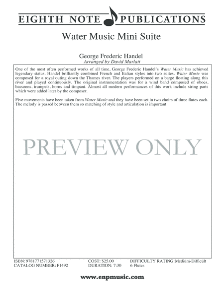 Water Music Mini Suite image number null
