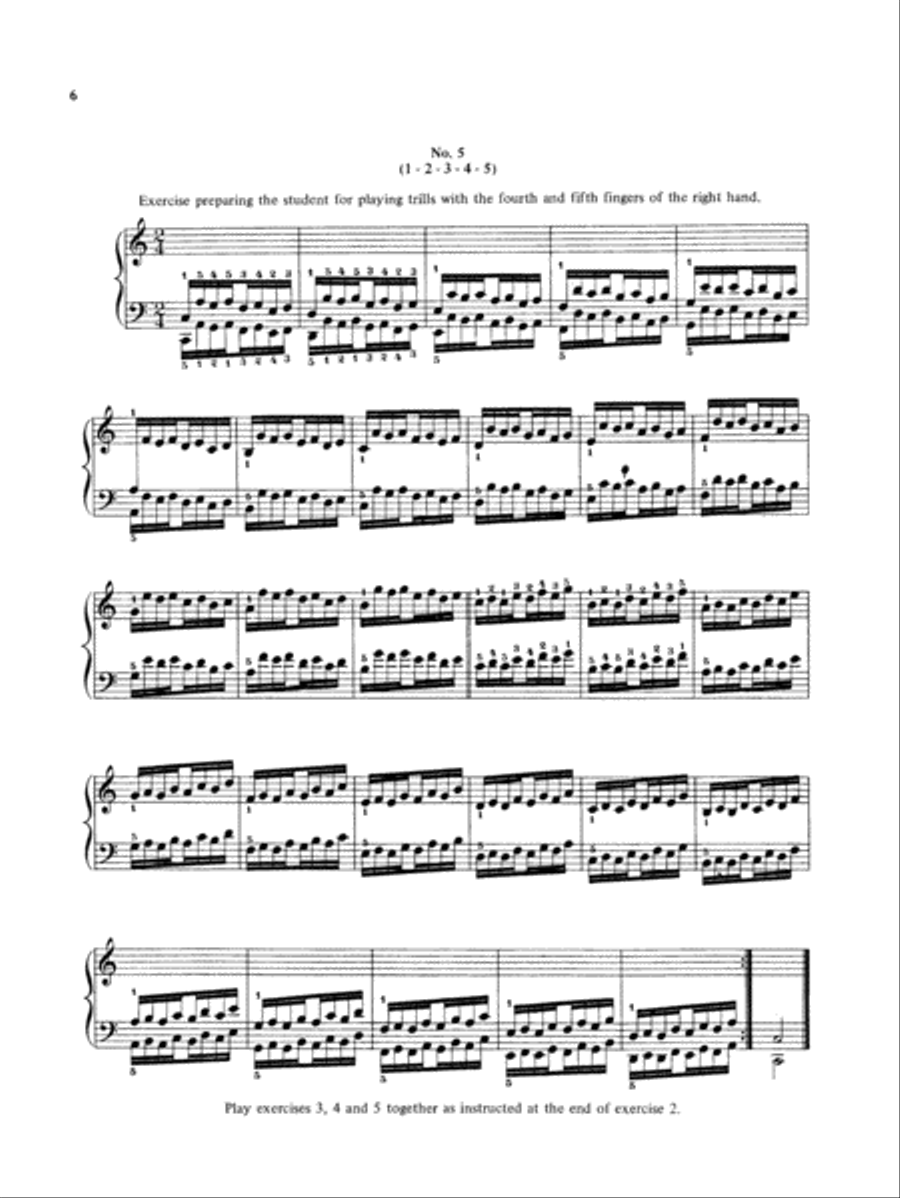 Hanon: The Virtuoso Pianist (Complete) Piano Solo scores gallery preview page 1